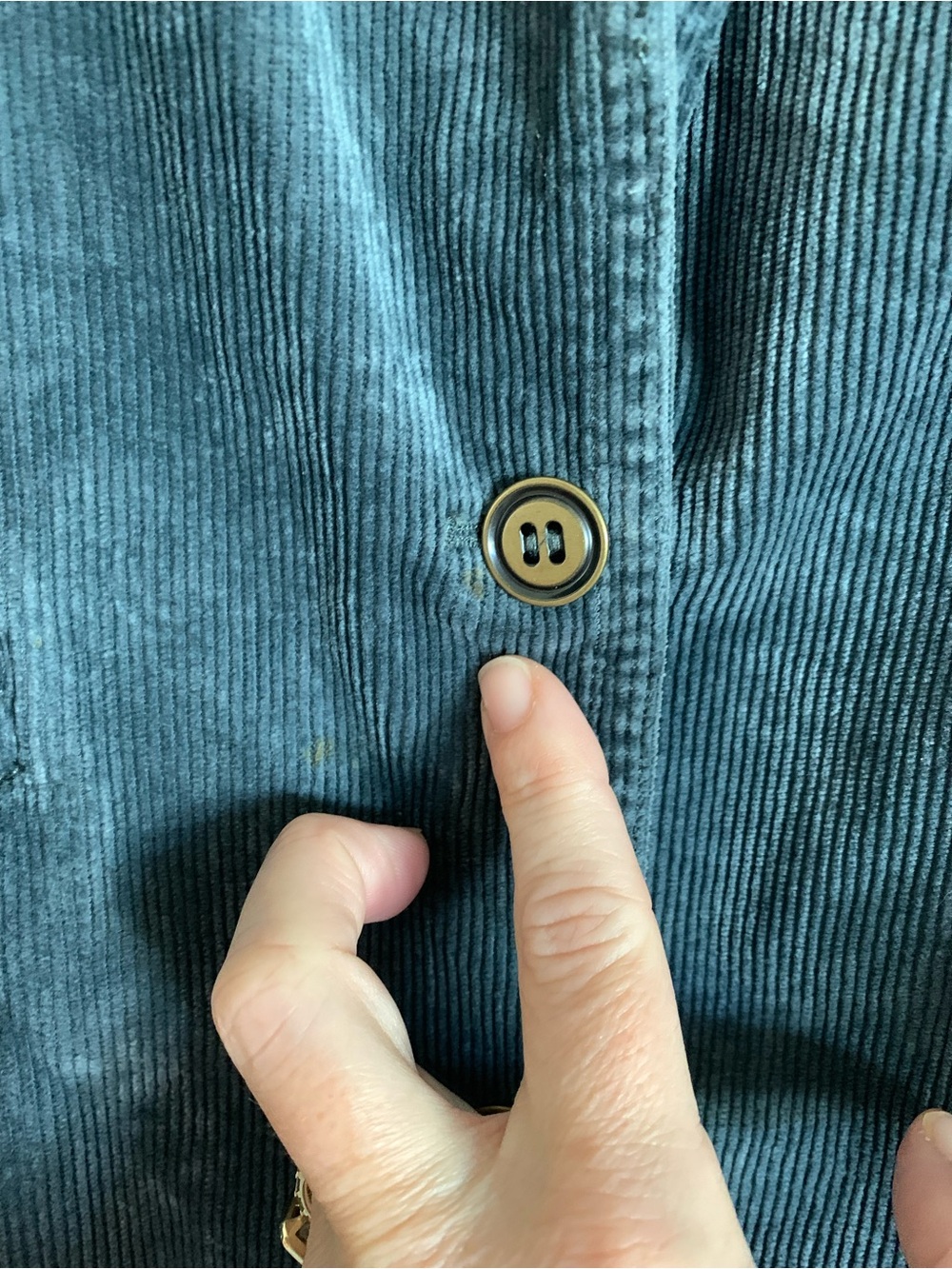 Pilcro Teal Corduroy Relaxed Blazer - Picture 14 of 14